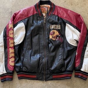 49ers Vintage Leather Jacket